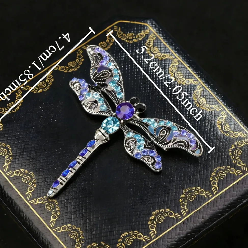 Classic Dragonfly Brooch Jewelry Wedding Gift for Women and Men