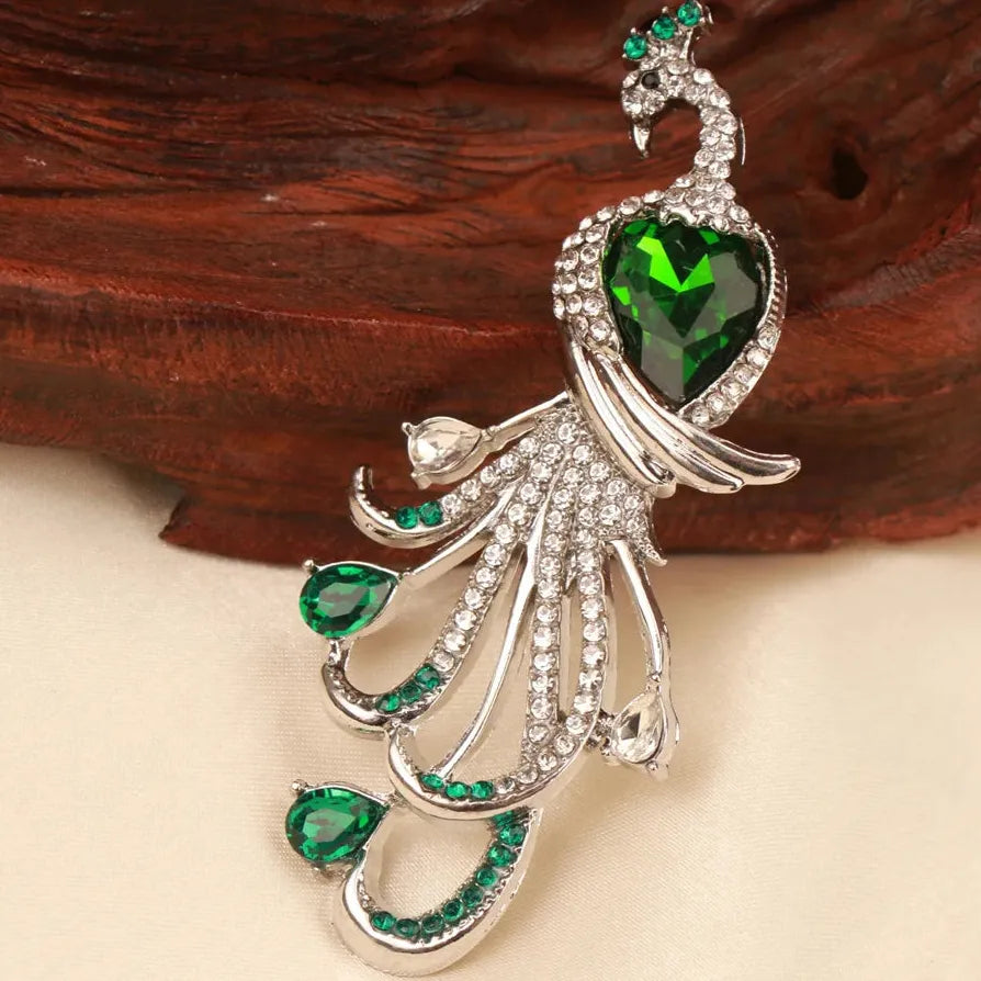 Luxury Peacock Phoenix Classic Brooch Pin for Women Gift