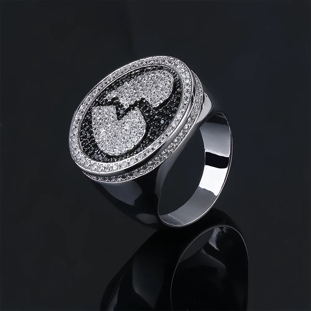 Broken Heart Iced Out Bling Ring – Micro Pave CZ Hip Hop Jewelry