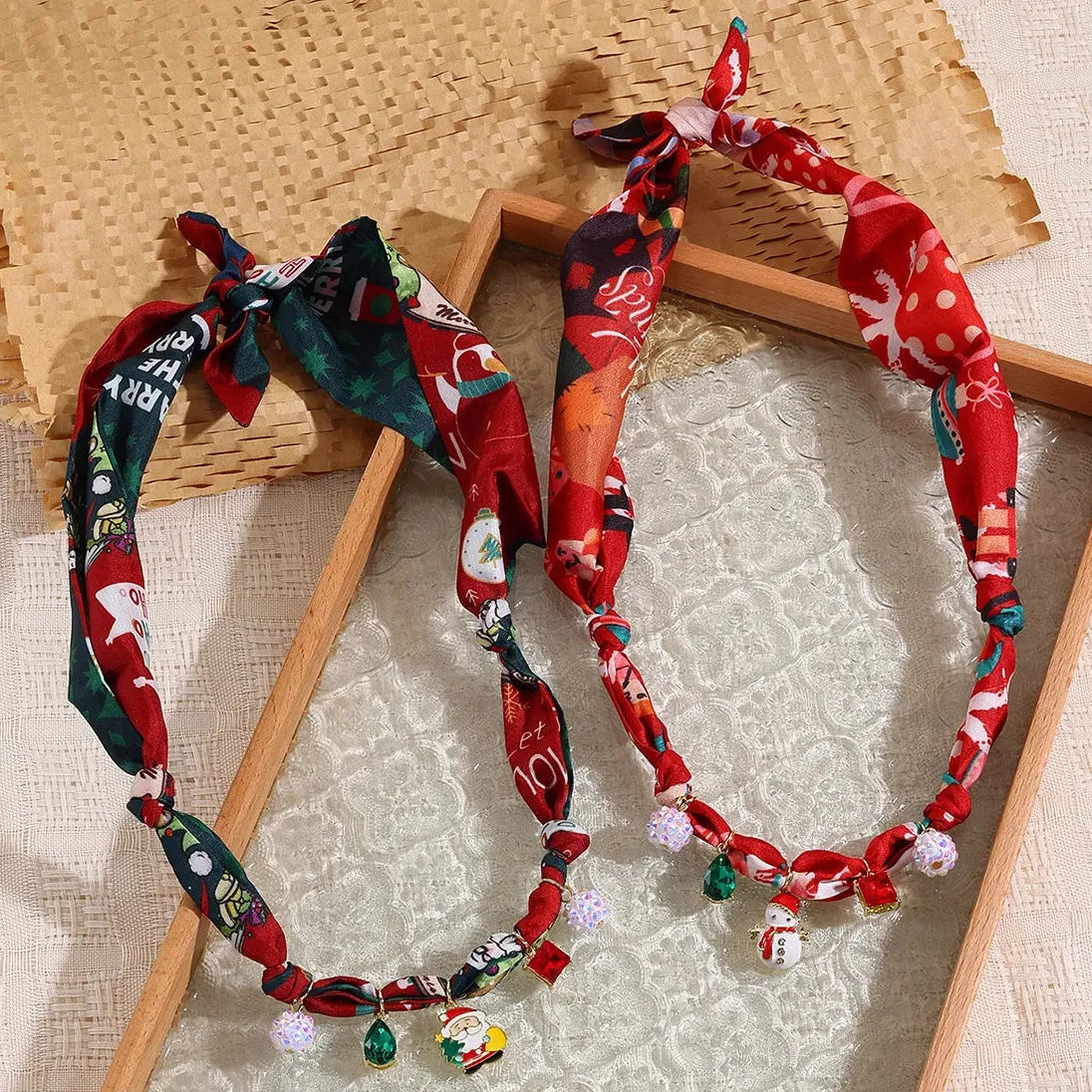 Copper Alloy Multicolored Knot Scarf Necklace Featuring Crystal Daisy Bowknot Heart Star Charms Choker for Women Autumn