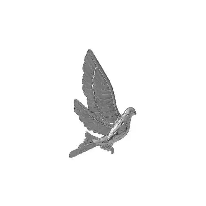 Classic Stainless Steel Peace Dove Brooch Waterproof Jewelry for Women Men