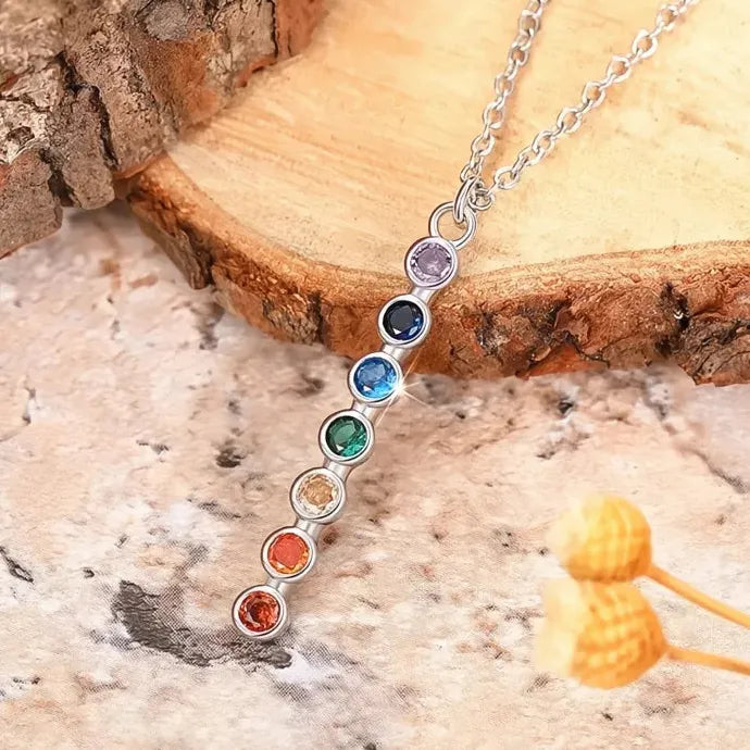 Women’s Geometric Pendant Necklace Colorful CZ Copper Alloy Jewelry