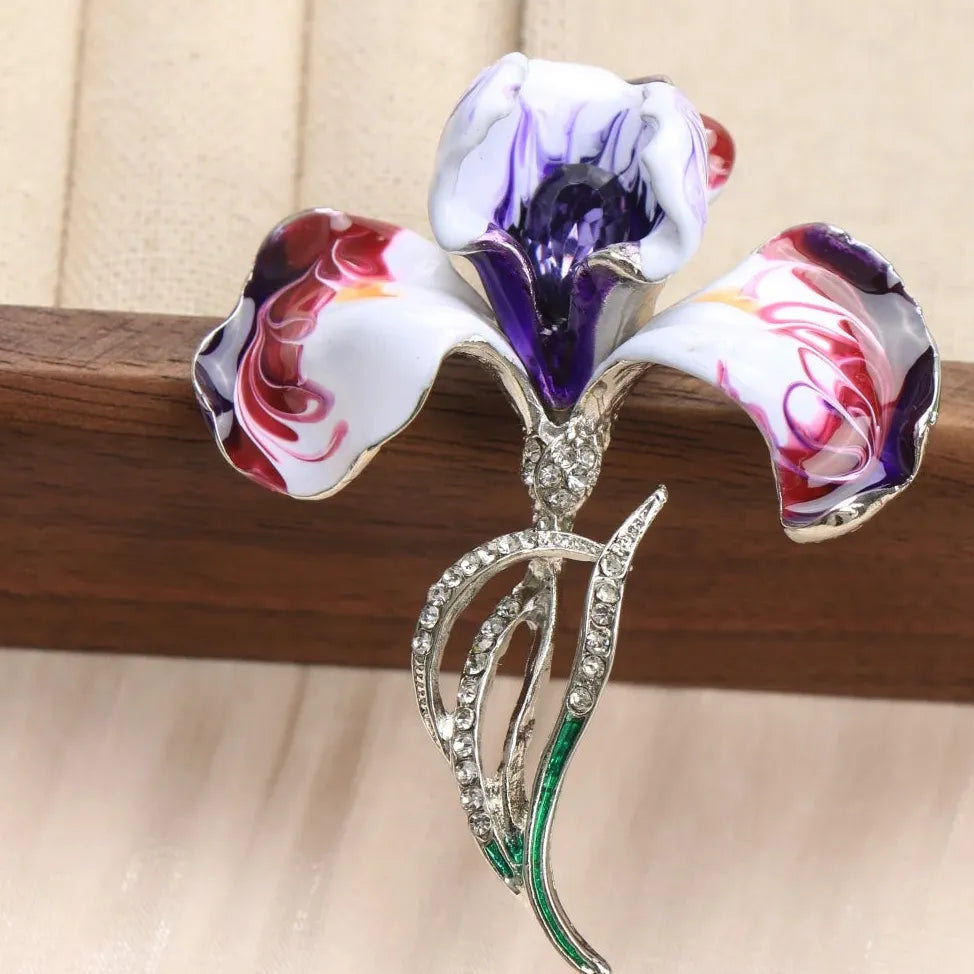 Classic Floral Brooch for Men & Women Wedding Gift Party Accessory