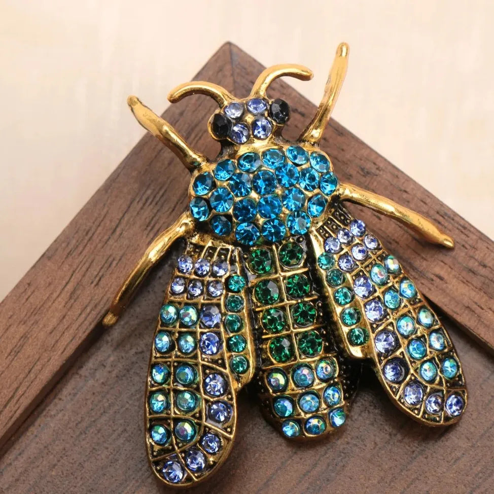 Classic Animal Brooch Pins Cat Lizard Flower Spider Insect Jewelry