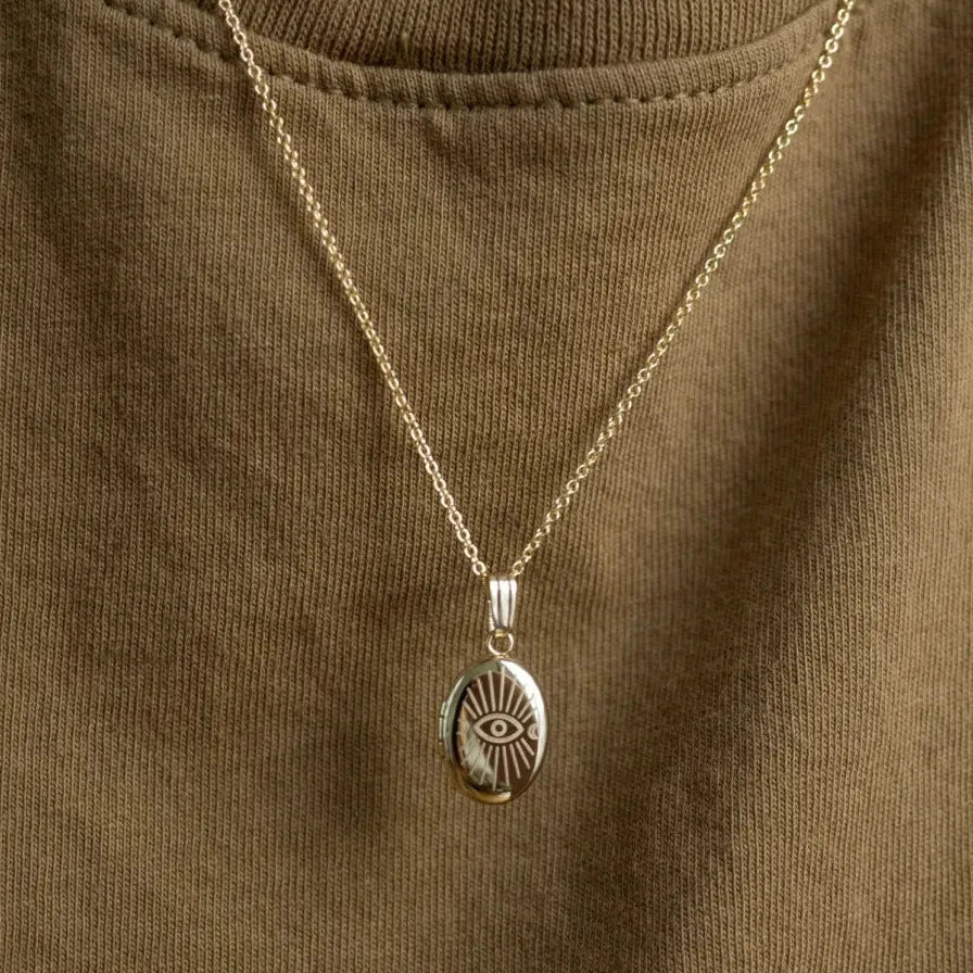 Stainless Steel Openable Photo Frame Pendant Necklace White Shell Butterfly Angel Choker Gift