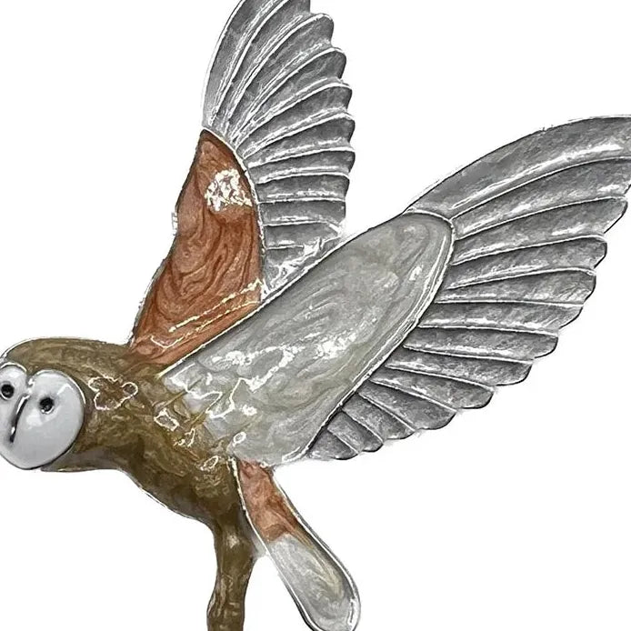 Colorful Enamel Owl Brooch Animal Jewelry for Men and Women Stylish Accessory