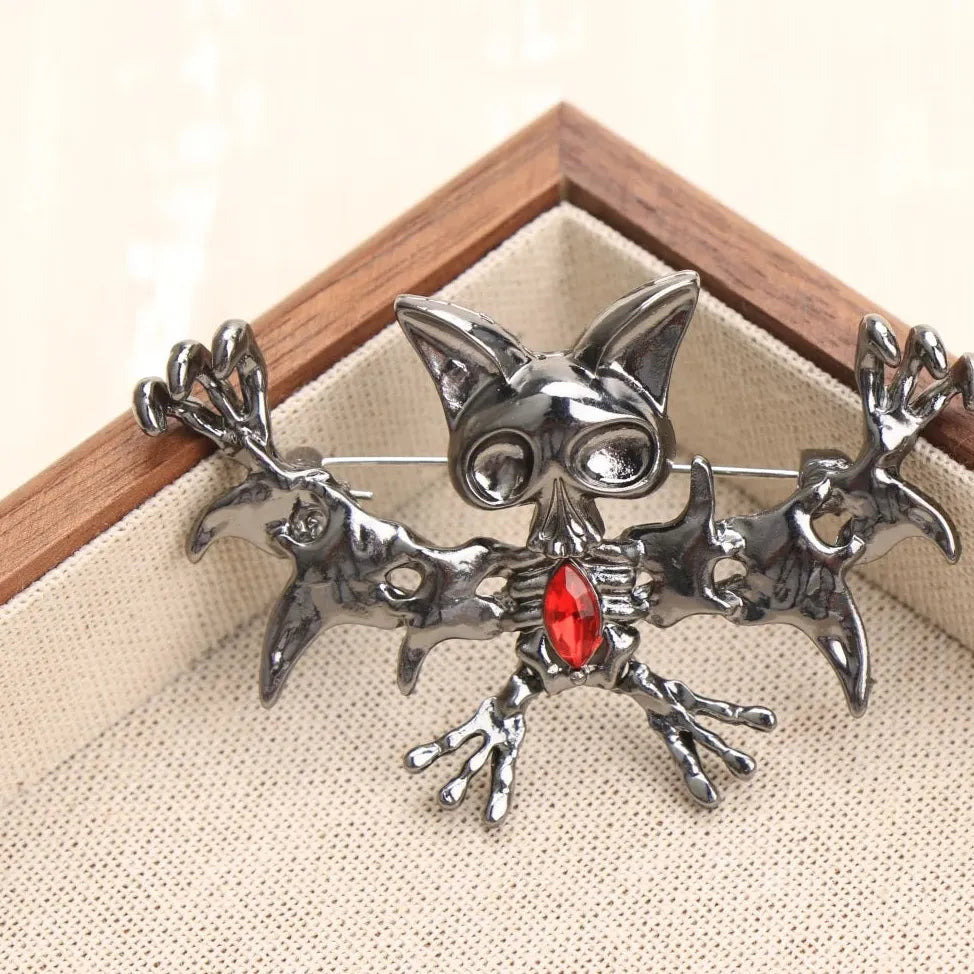 Halloween Bat Brooch Classic Jewelry Gift Accessory for Men and Women