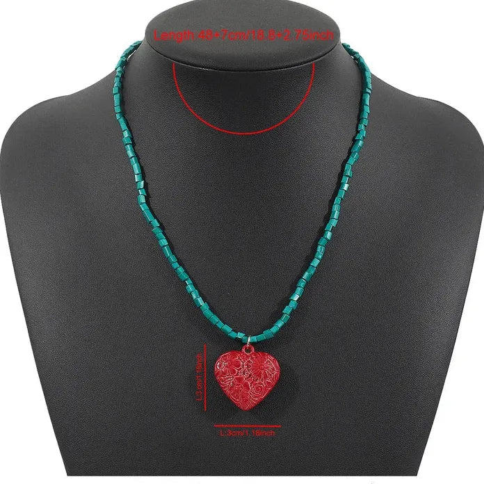 Bohemian Sunflower Starfish Pendant Necklace for Women Ocean Jewelry Gift