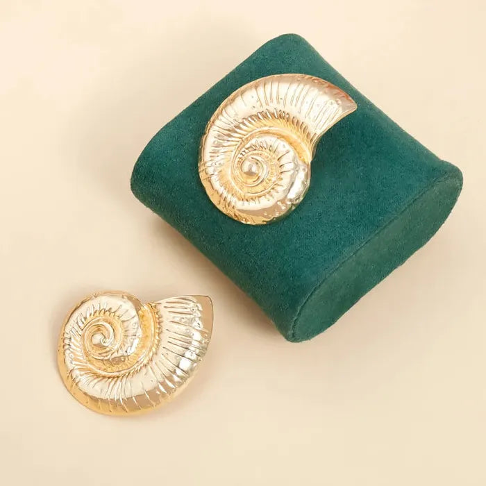 Asymmetric Seashell Pearl Starfish Drop Earrings Zinc Alloy Jewelry Gift Women