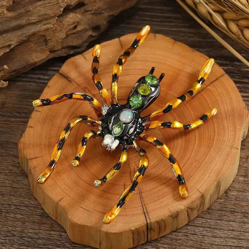 Luxury Elegant Spider Brooch for Women and Men Gift Accessory