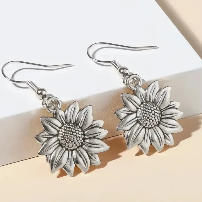 Trendy Geometric Zinc Alloy Drop Earrings Metal Dangle for Women Girls