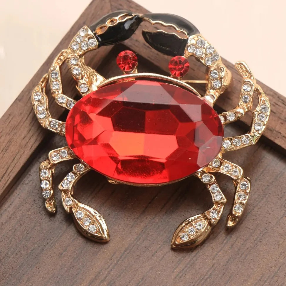Vintage Lobster & Crab Brooches Classic Fashion Jewelry Gift for Men & Women