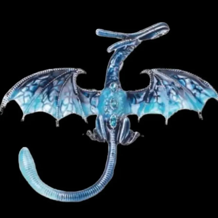 Vintage Chinese Dragonfly Dragon Brooch Pin Classic Jewelry Gift