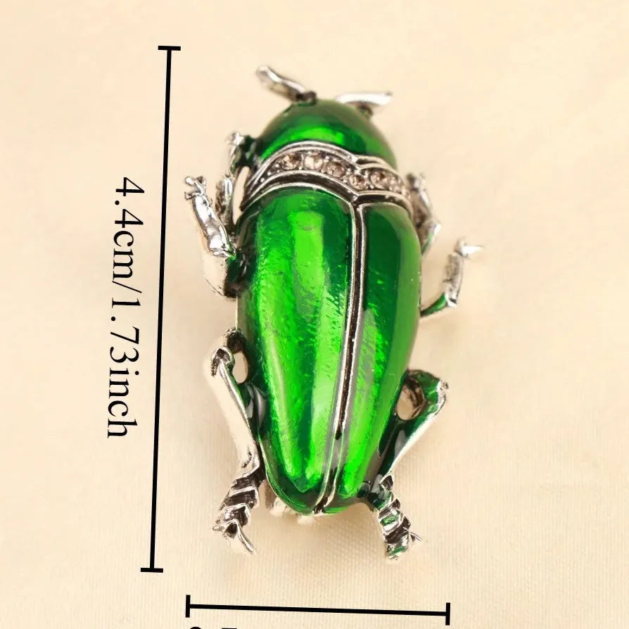 Classic Beetle Brooch for Men and Women Elegant Gift Accessory