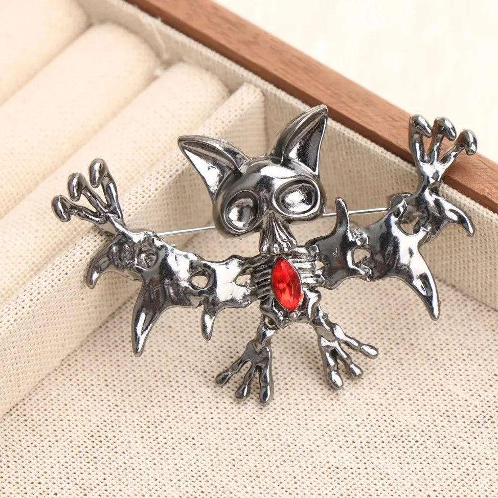Halloween Bat Brooch Classic Jewelry Gift Accessory for Men and Women