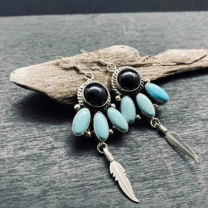 Vintage Palace Style Acrylic Tassel Drop Earrings for Women Elegant Jewelry