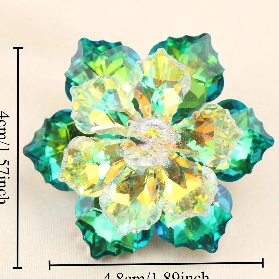 Classic Floral Brooch for Wedding Party Gift Men & Women