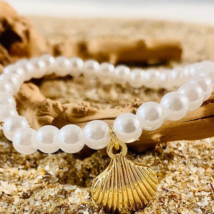 5Pcs Bohemian Starfish Shell Beaded Bracelets for Women Girls Jewelry Set