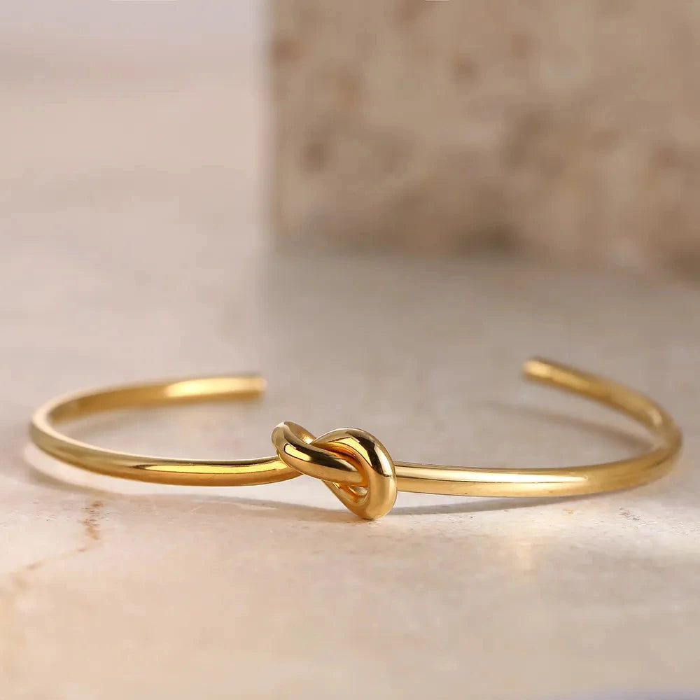 Vintage Stainless Steel Woven Twist Bracelets Bangles for Men Women Jewelry