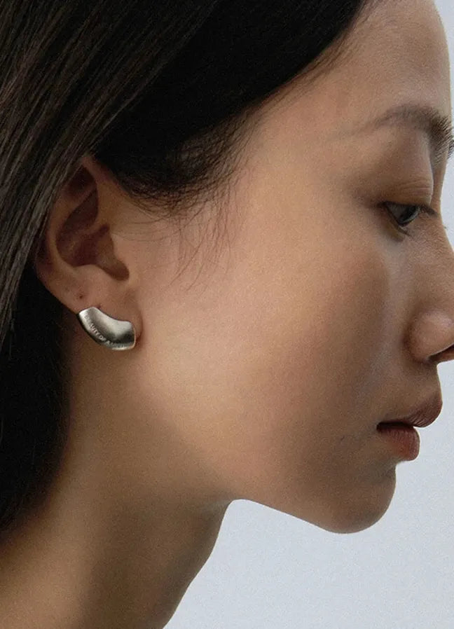 2024 Cyberpunk Copper Alloy Geometric Stud Earrings Unisex Punk Gift