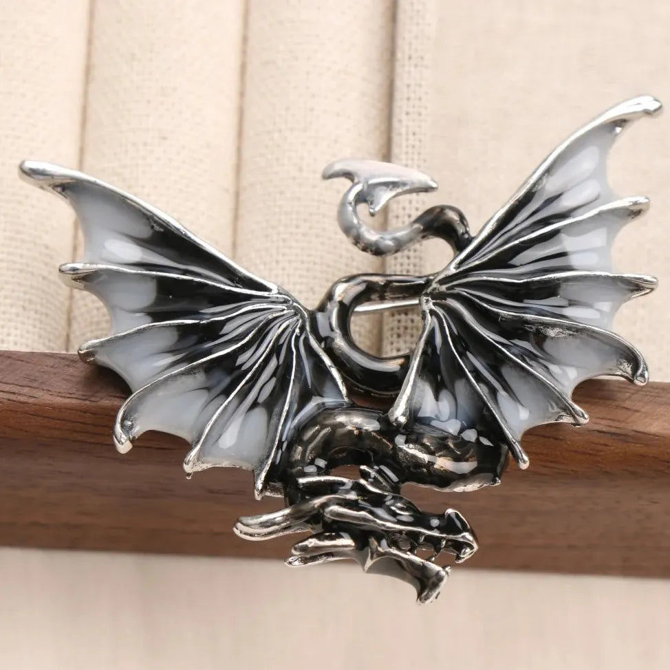 Luxury Dragon Brooch Wedding Gift for Men & Women Classic Style