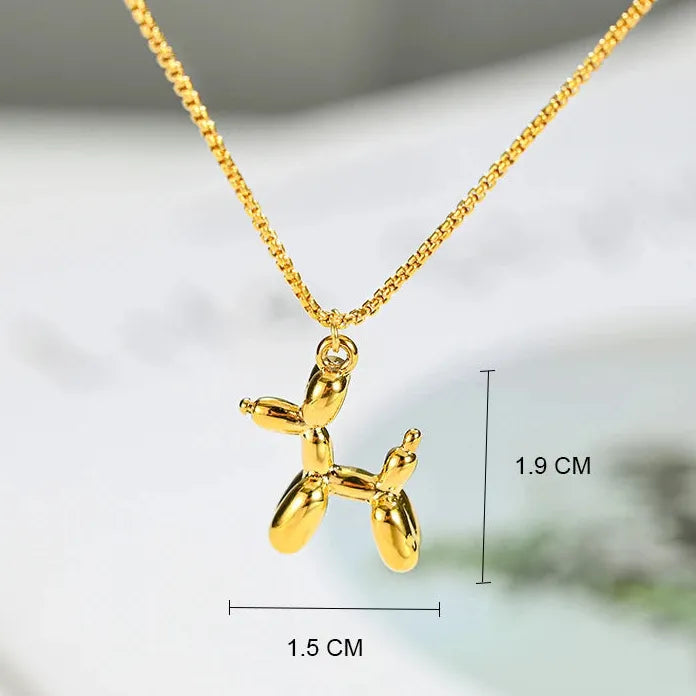 Puzzle Couple Necklace Stainless Steel Pendant Long Chain Unisex Jewelry