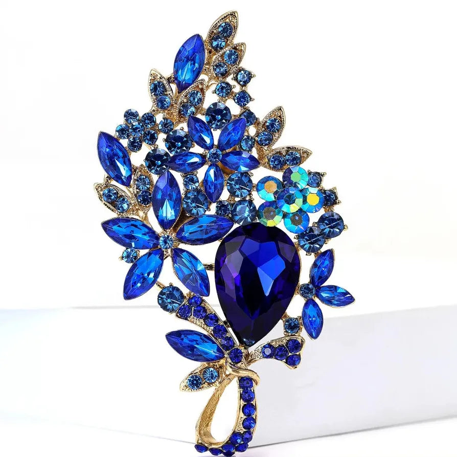 Luxury Floral Classic Brooch Wedding Gift for Men and Women