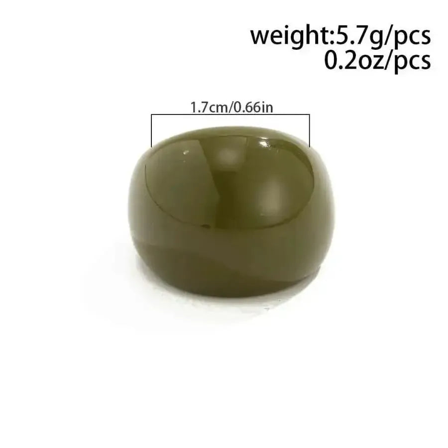 Y2K Vintage Geometric Punk Rings for Women Boho Party Jewelry Gift