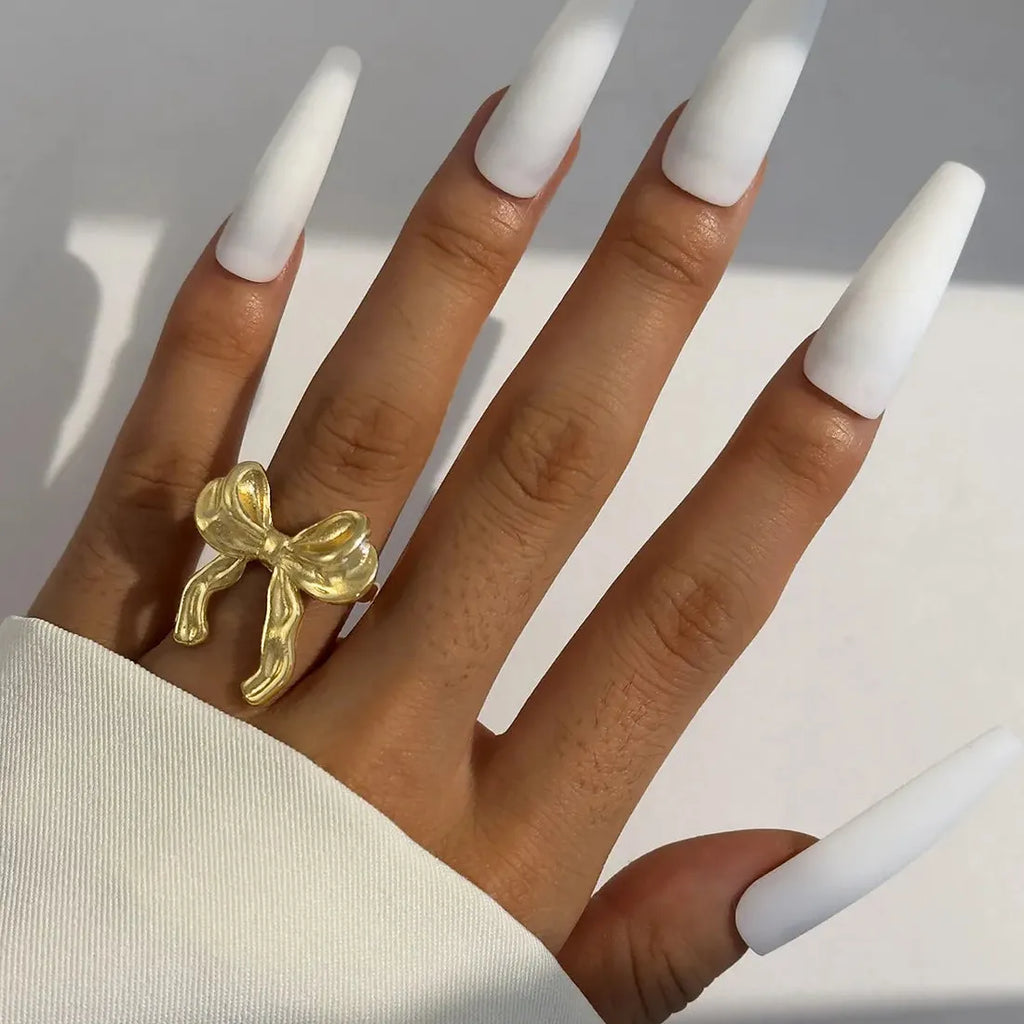 Adjustable Geometric Open Rings for Women Punk Hip Hop Fashion Jewelry