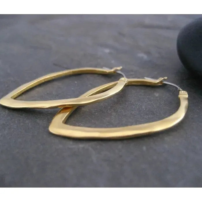 Geometric Heart-Shaped Zinc Alloy Earrings for Women Fashion Parties Wedding Jewelry