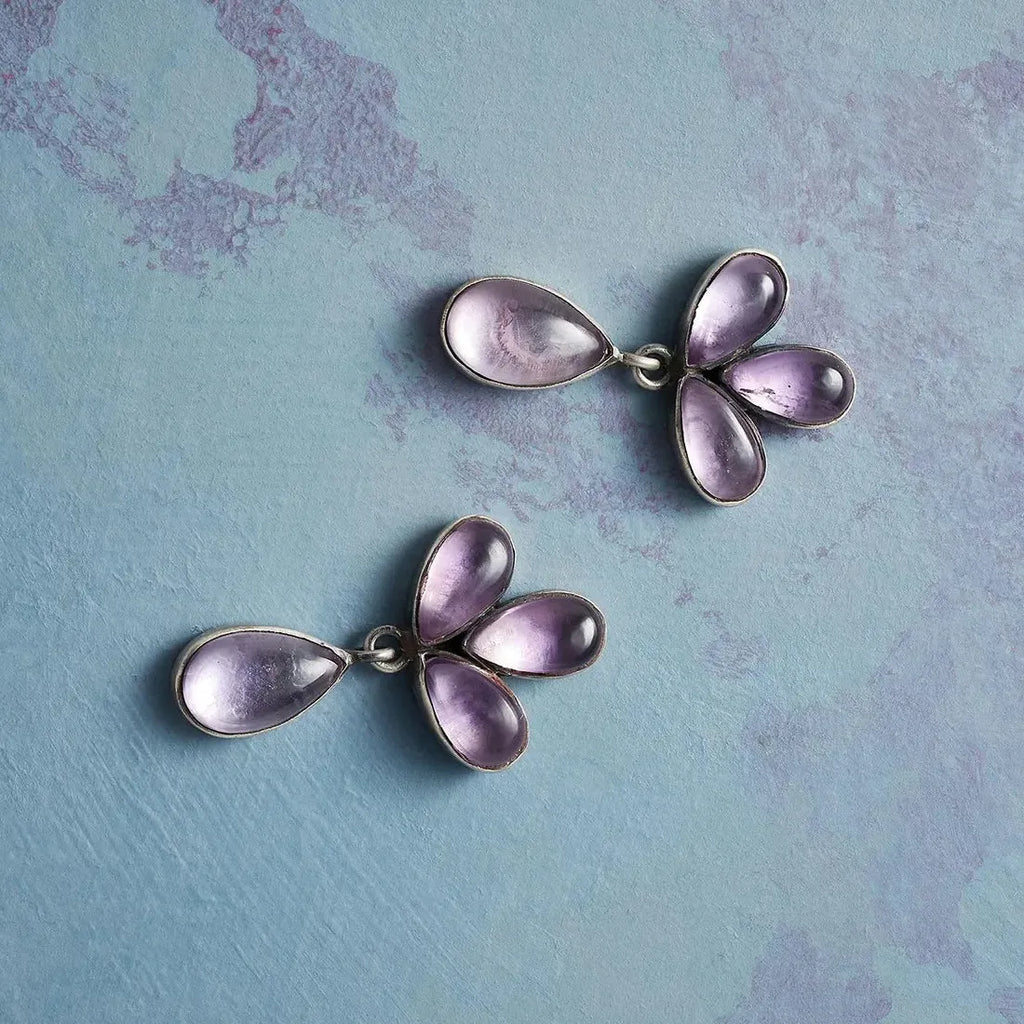 Elegant Classic Women's Retro Crystal Flower Earrings Fashion Jewelry Accessories
