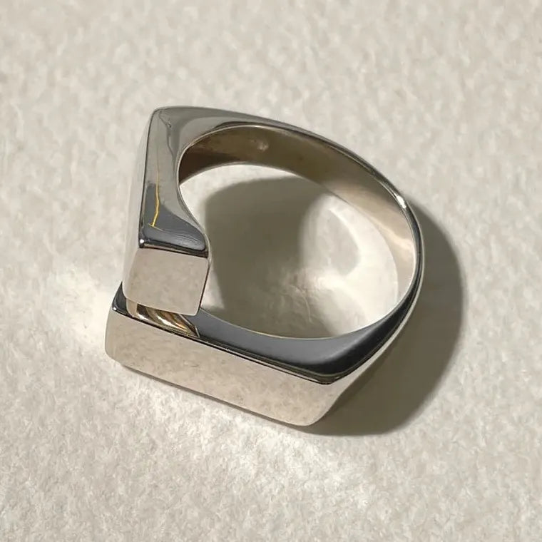 Silver Geometric Adjustable Rings for Women Men Punk Couple Jewelry Gift 2025