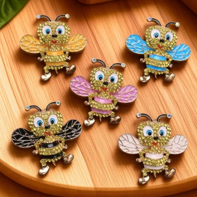 Cartoon Bee Brooch for Men & Women Wedding Party Gift Accessory