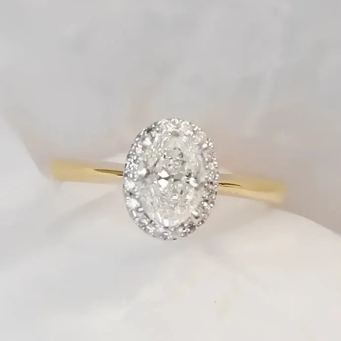 Elegant Cubic Zirconia Gold Color Geometric Wedding Rings for Women Brass