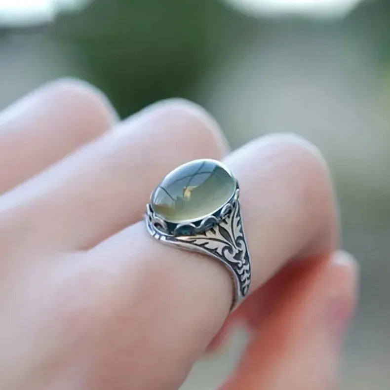 Temperature Sensing Color Changing Ring Zinc Alloy Resin Unisex Engagement Ring