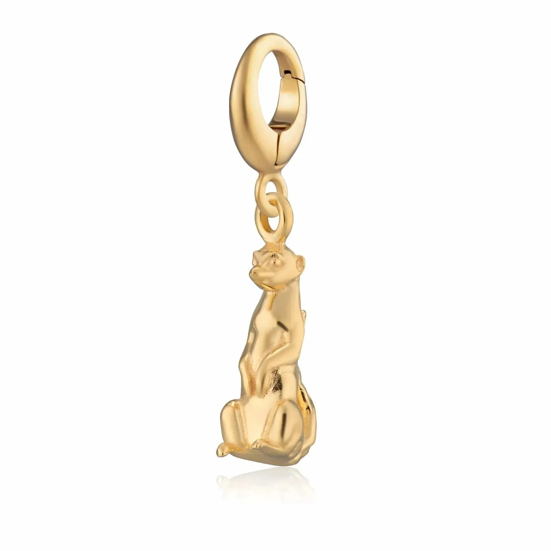 Gold Plated Stainless Steel Geometric Animal Charm Pendant Necklace Trendy Jewelry
