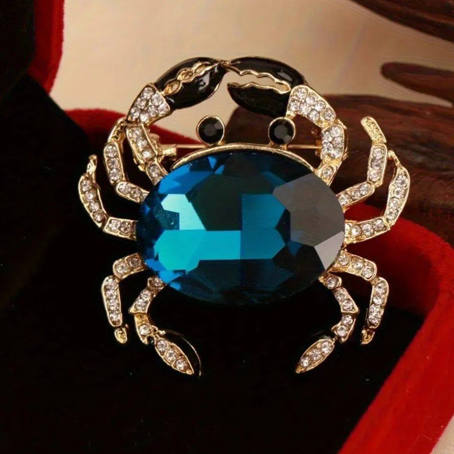 Vintage Crab Brooch Classic Wedding Gift for Men and Women