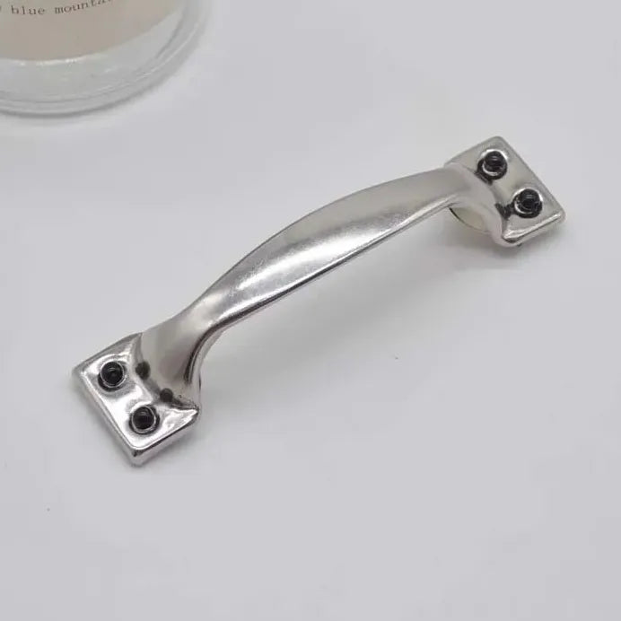 Punk Y2K Metal Door Handle Brooch Zinc Alloy Pin Accessory for Women Men