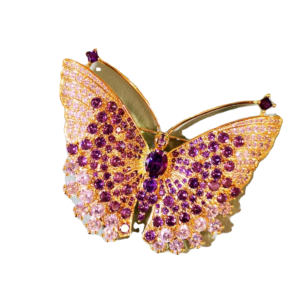 Luxury Butterfly Insect Brooch Pin Classic Style Jewelry Gift for Women