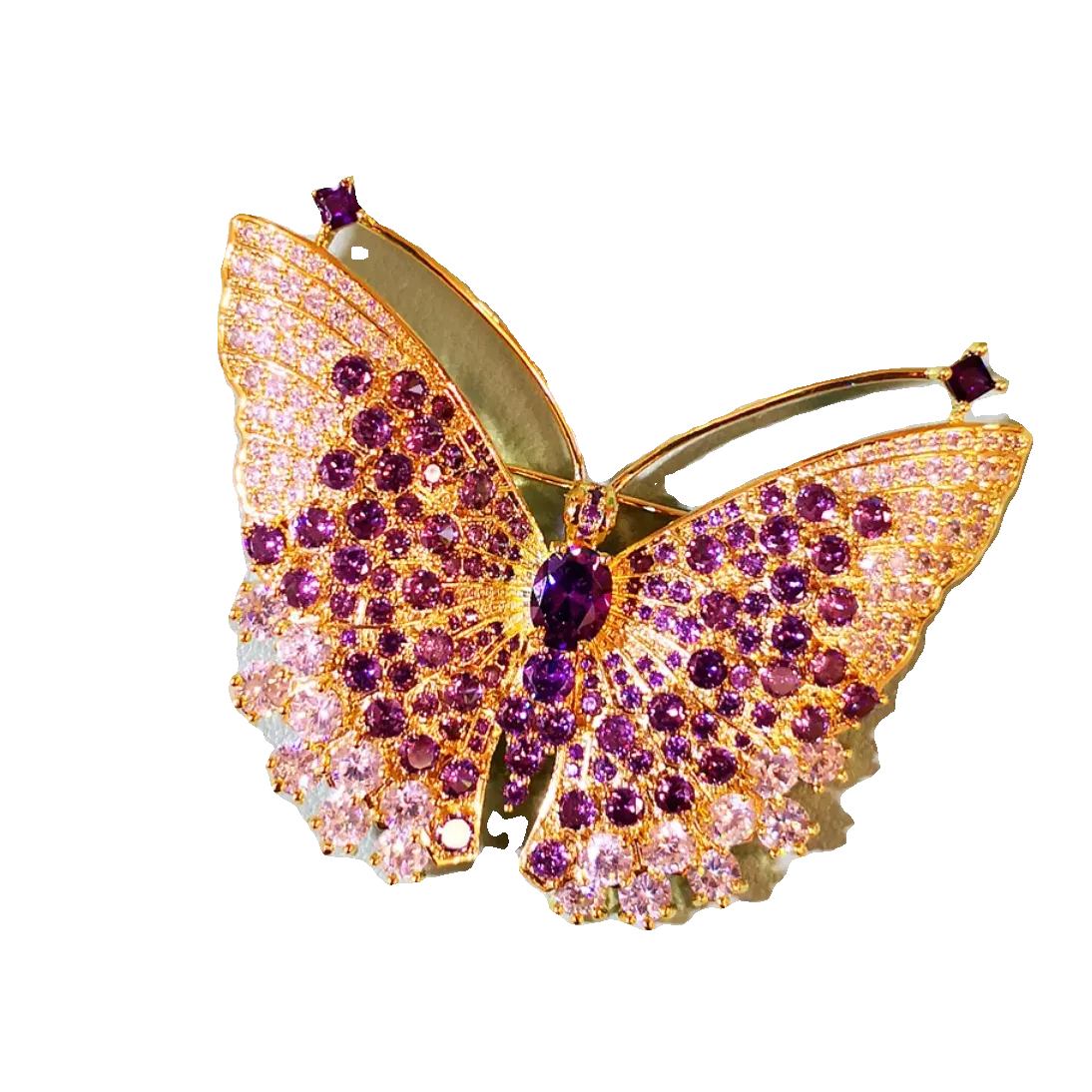 Luxury Butterfly Insect Brooch Pin Classic Style Jewelry Gift for Women
