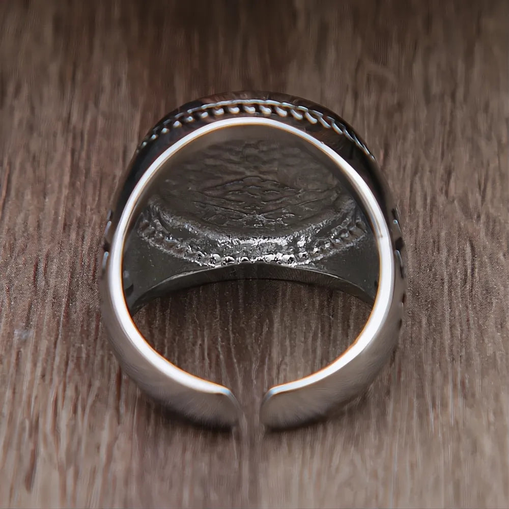 Viking Tree of Life Ring – Stainless Steel Yggdrasil Nordic Mythology Ring
