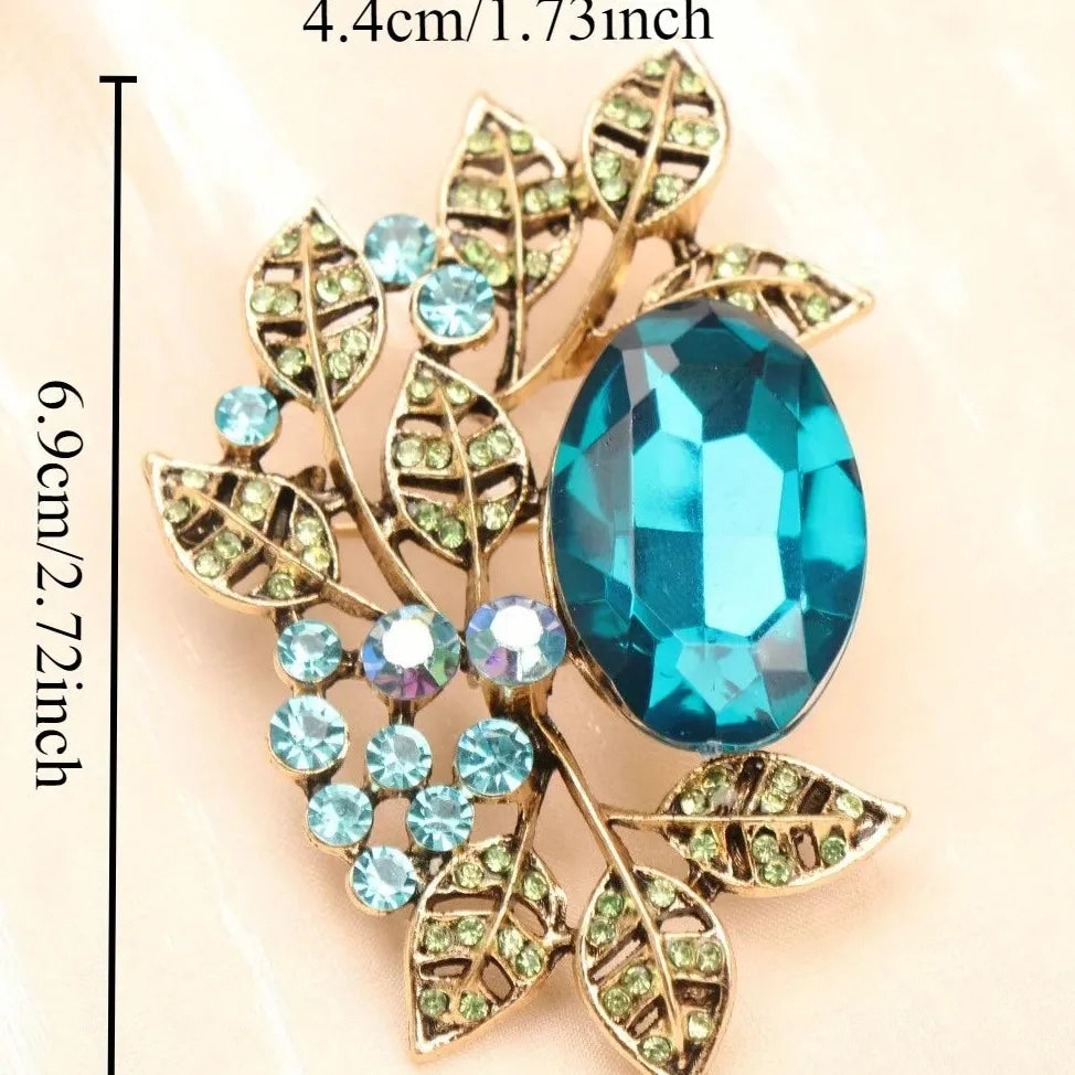 Luxury Floral Brooch Pins for Men & Women Classic Gift Accessory