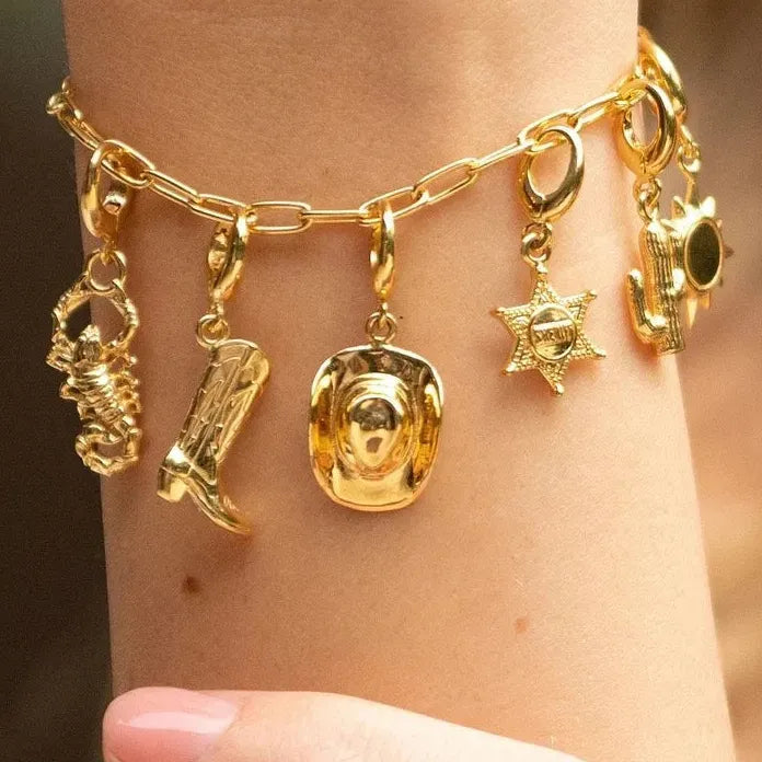 Gold Plated Stainless Steel Geometric Animal Charm Pendant Necklace Trendy Jewelry