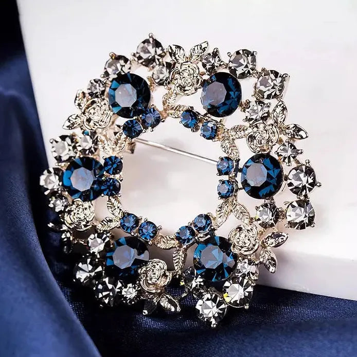 Classic Floral Brooch for Wedding Party Gift Men & Women