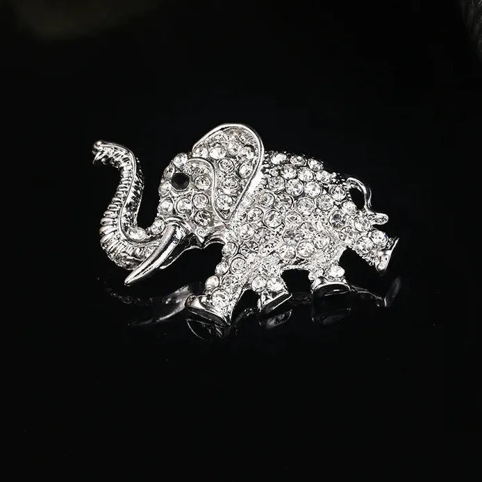Classic Elephant Brooch Wedding Gift for Women and Men Stylish Accessory
