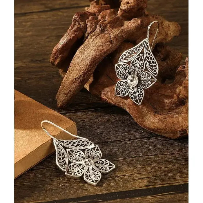 Bohemian Vintage Irregular Drop Earrings for Women Zinc Alloy Statement Jewelry