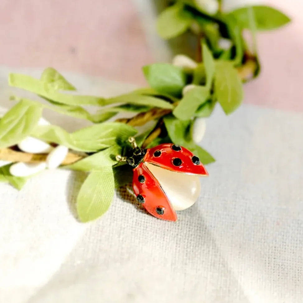 Classic Ladybug Beetle Brooch Insect Jewelry for Women and Men