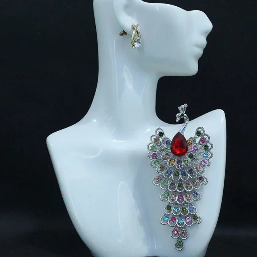 Luxury Peacock Phoenix Brooch Jewelry Gift for Men & Women
