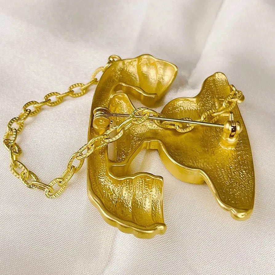 Vintage Acorn Oak Leaf Brooch Women’s Fashion Pin Jewelry Party Banquet