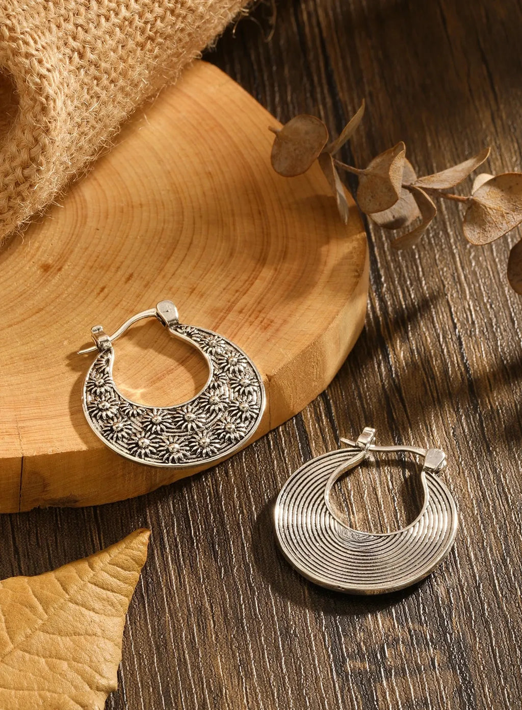 Vintage Geometric Carving Zinc Alloy Drop Earrings for Women Party Wedding Gift